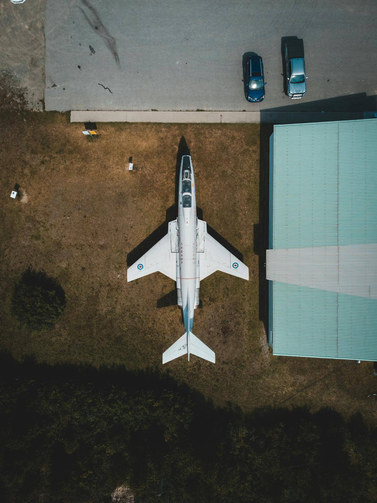 Avion vue de haut